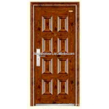 Luxury Serie Steel Security Single Door Design KKD-311 With Main Door Used